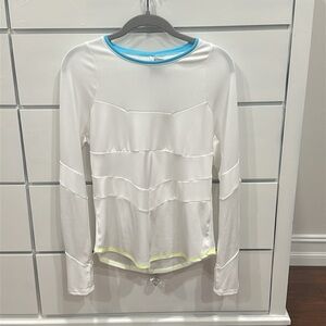 Lucky in Love long sleeve tennis shirt